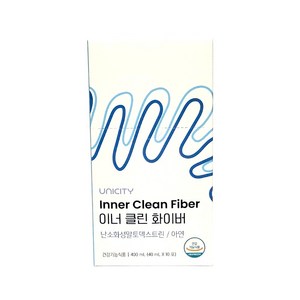 유니시티 이너 클린 화이버 40ml 10포, 400ml, 1개