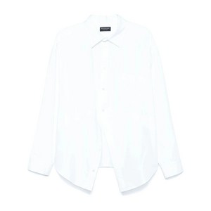 발렌시아가 logo-embroidered shirt