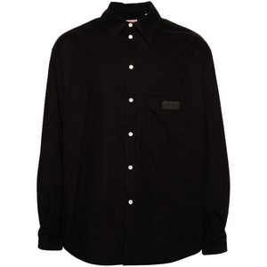 겐조 로고 패치 패딩 셔츠 재킷