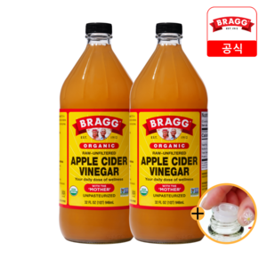 브래그 애플사이다비네거 음용식초, 946ml, 2개
