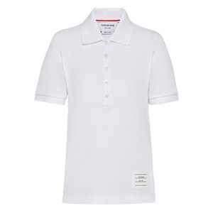 톰 브라운 반소매 폴로 셔츠, 화이트계열, Italy 40(KR 55)
