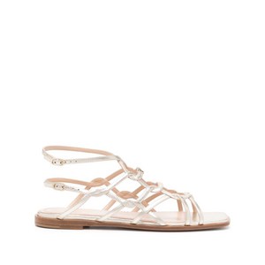 디올 로고 장식 샌들