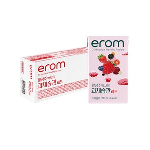 이롬 황성주 박사의 과채습관 레드, 140ml, 24개