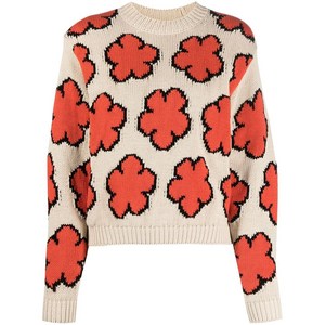 겐조 보크 플라워 인타르시아 니트 스웨터