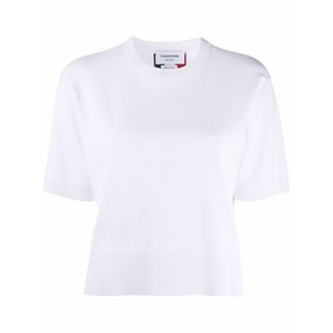 톰 브라운 RWB 인타르시아 니트 탑