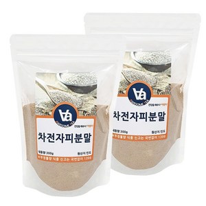 인도 차전자피 가루 분말 (질경이씨앗껍질), 300g, 2개