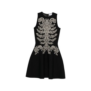 알렉산더맥퀸 민소매 미니 드레스, 블랙계열, Italy 42(KR 66)