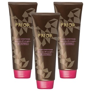 PRIOR 컬러 컨디셔너 230g, 다크브라운, 3개