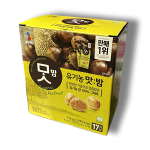 코스트코 CJ 유기농 맛밤 42g, 17개