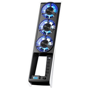 이이네 PS5 Slim용 스마트 온도 제어 냉각팬 발열방지 디스크/디지털 모델 겸용 플스5 슬림 쿨러 쿨링팬