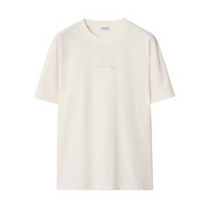 버버리 체크 로고 티셔츠, 화이트계열, Mid standard XL(KR 115)