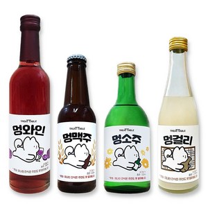 멍소주 개소주 멍맥주 멍걸리 멍와인 강아지 막걸리, 강아지 맥주, 220ml, 1개