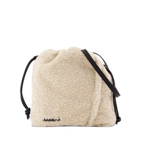 마르니 페이크 시어링 드로스트링 크로스 백