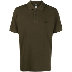 C.P.컴퍼니 로고 자수 폴로 셔츠