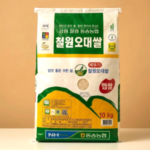 동송농협 두루웰 철원오대쌀 백미, 상등급, 10kg, 1개
