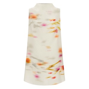 페라가모 블라썸 프린트 미니 드레스, 화이트계열, Italy 44(KR 77)