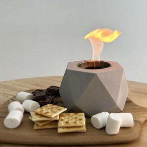 까사진 감성캠핑 실내 가정용 불멍 미니 난로, 1개