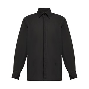 생로랑 코튼 포플린 셔츠, 블랙계열, Collar (cm) 41