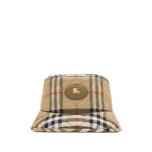 버버리 홀스슈 퀼팅 버킷 모자, M(KR 600), 베이지계열