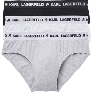 칼라거펠트 로고 남성용 삼각 언더웨어 3개입