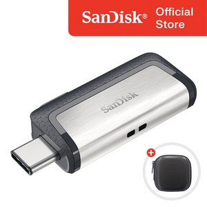 샌디스크 울트라 듀얼 C타입 OTG USB 3.1 SDDDC2 + 보관 케이스 패키지