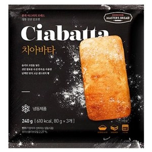 존쿡델리미트 치아바타 240g(3개입), 1개, 240g