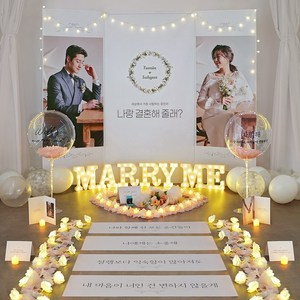 결혼 프로포즈 용품 세트 셀프 답 led 촛불 소품 러브헌터, 10 퓨어 SET10