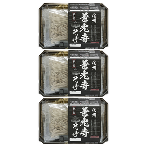 와타나베제면 신슈 젠코지 소바 반생면 쯔유 포함