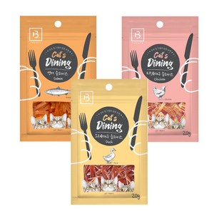 브리더랩 캣츠 다이닝 슬라이스 20g 치킨&대구, 상세설명 참조, 1개