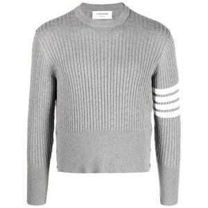 톰 브라운 4 바 케이블 니트 골지 스웨터, 그레이계열, Numeric 4(KR 110)