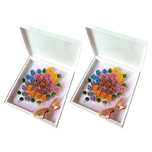 메시지더로즈 부케 미뇽 & 레인보우 초콜릿 선물세트 39개입, 2개