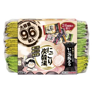 하쿠겐어스 좋은 온천 여행 니고리 탄산탕 24종류의 향기 96개입