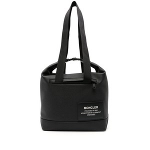 몽클레르 나코아 로고 패치 토트 백