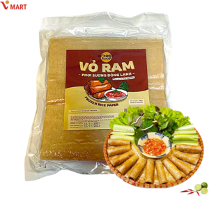 Vmat 베트남 냉동 라이스페이퍼 반다넴 VO RAM HA TINH, 300g, 1개