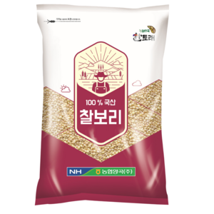 농협 [25년산 햇곡] 농협양곡 한토래 국산 찰보리쌀, 1kg, 1개
