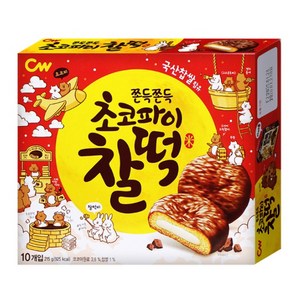 청우식품 초코파이찰떡, 215g, 10개