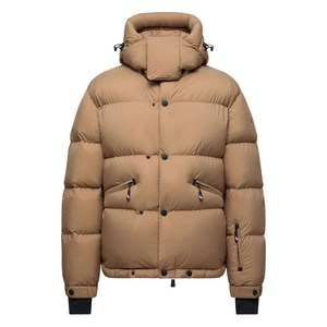 몽클레르 탈부착식 후드 패딩 코트, 베이지계열, Numeric 2(KR 96-180)