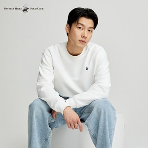 [2023 F/W][기간한정특가] 비버리힐즈 폴로 남자 여자 오버핏 맨투맨 아이보리