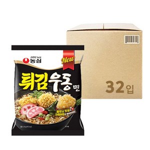 농심 튀김우동면 멀티팩, 118g, 32개