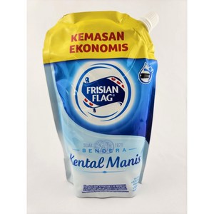 킹 푸드 프리시안 플래그 끈딸 마니스 파우치 연유 545g King Foods Fisian Flag Manis, 1개