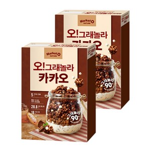 마켓오네이처 오 그래놀라 카카오 시리얼, 300g, 2개