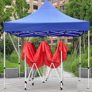 캐노피 천막 접이식 대형 캠핑 텐트 3X3m 3x6m, 레드3x3