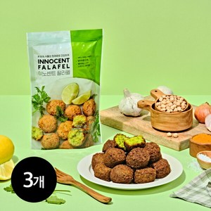 [인테이크] 이노센트 비건 팔라펠 [3봉], 220g, 3개