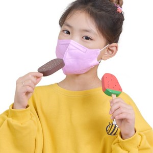 와이드핏 새부리형 KF94 50매 소형 메디케이알 컬러 황사 마스크, 새부리형KF94 와이드 소형(버니퍼플50), 50개, 화이트