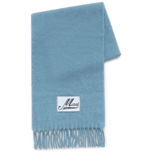 마르니 로고 패치 알파카 울 혼방 스카프