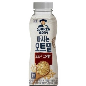 퀘이커 마시는 오트밀 오트&그레인, 50g, 3개