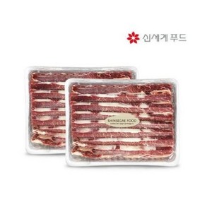 [신세계푸드] LA갈비 선물세트 뉴질랜드산 2.6kg (1.3kg x 2팩), 2.6kg(1.3kg x 2팩), 2개