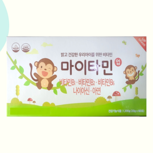 마이타민 업 면역력증진 어린이 종합비타민 나이아신 아연, 20g, 1박스