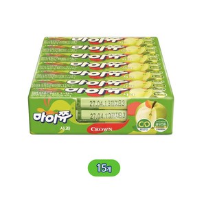 마이쮸 사과 츄잉캔디, 44g, 15개