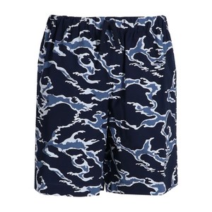 겐조 오션 카모 프린트 코튼 쇼츠, 블루계열+블랙계열, Standard S(KR 95)